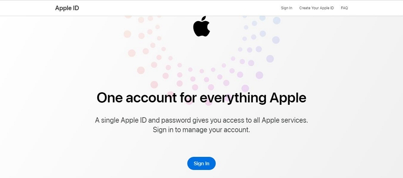 重設 Apple ID 密碼 步驟 1