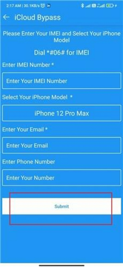 提供您的 iPhone IMEI 號碼 |使用 IMEI 繞過 iCloud 激活