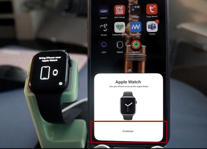 點選繼續|在沒有 iPhone 的情況下重置 Apple Watch 3 密碼嘗試次數過多