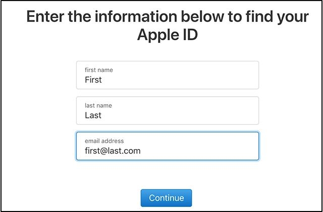 輸入您的 Apple ID 資訊 |無需 Apple ID 即可解鎖 iPhone 密碼