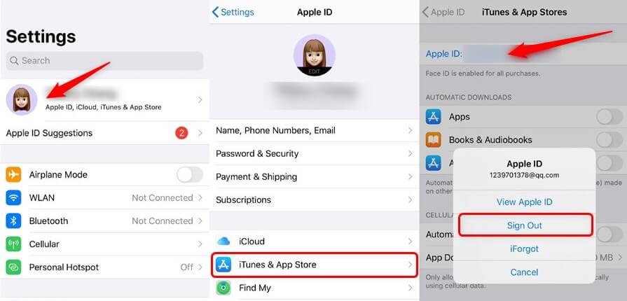 透過 iTunes 和 Apple Store 設定註銷 Apple ID |刪除蘋果ID